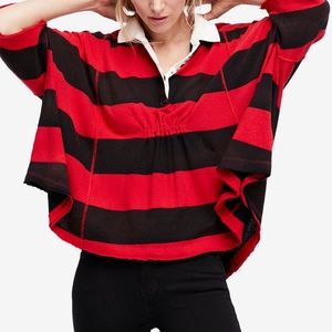 Free People Yuki Oversized Polo